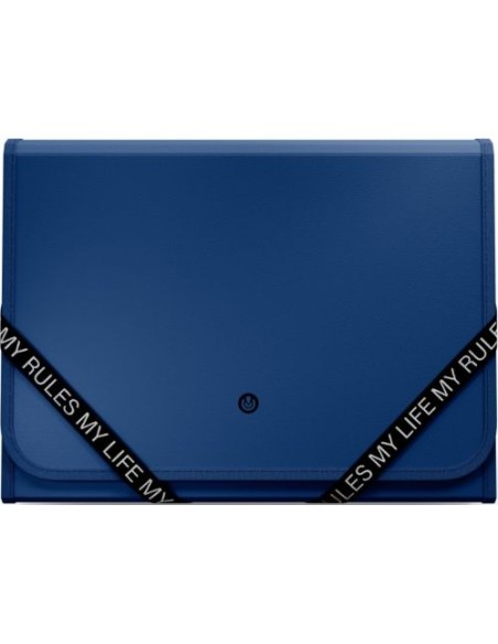 Carpeta fuelle fº polipropileno my rules 13 departamentos azul oscur